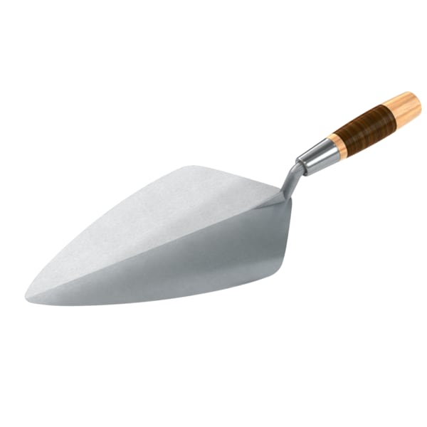 Bon 72-625 Brick Trowel Forged 12" Wide London Leather Handle